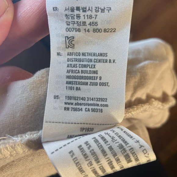 Abercrombie & Fitch | Cream Lined Lace Dress | S - Picture 9 of 9